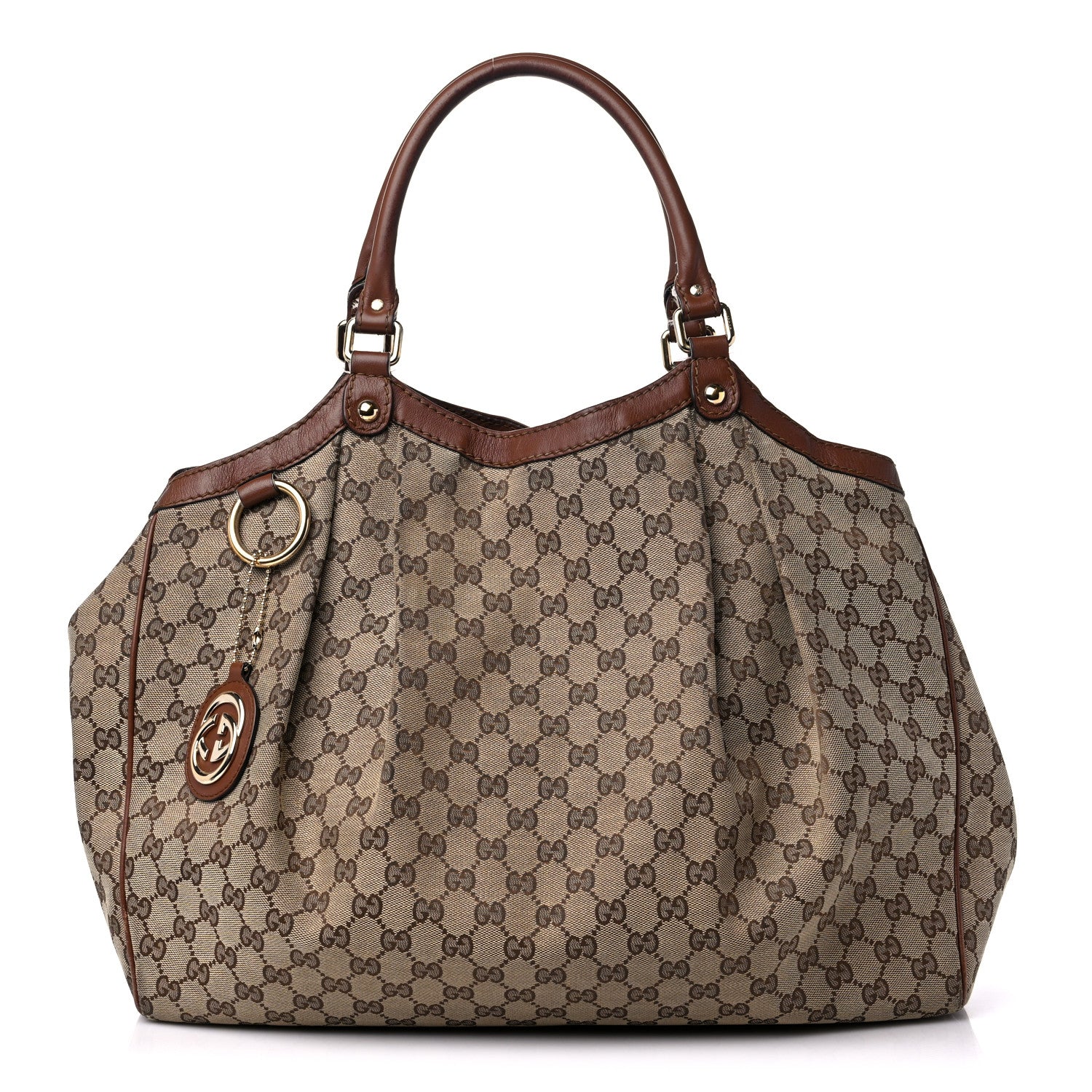 Gucci Monogram Large Sukey Tote Brown 1 of 18