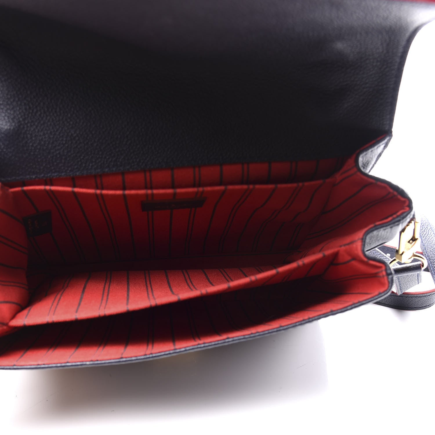 Louis Vuitton Empreinte Pochette Metis Marine Rouge 4 of 10