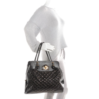 Marc Jacobs Patent Quilted N/S Swagger Tote Brown 2 of 7