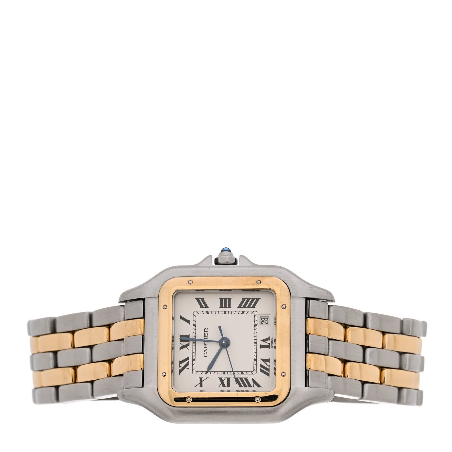 Cartier Stainless Steel 18K Yellow Gold 27mm Panthere Quartz Watch 2 of 5