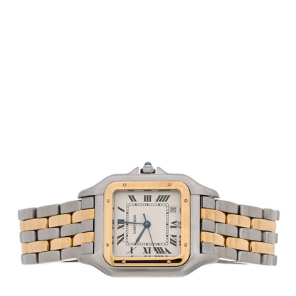 Cartier Stainless Steel 18K Yellow Gold 27mm Panthere Quartz Watch 2 of 5