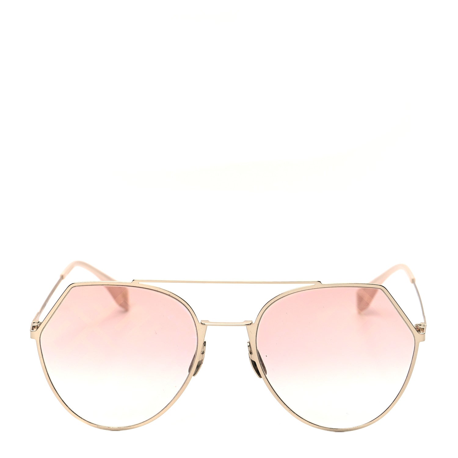 Fendi Metal Geometric Sunglasses FF 0194/S Pink 2 of 7