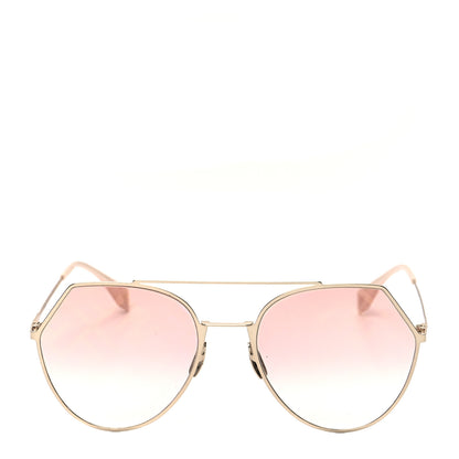 Fendi Metal Geometric Sunglasses FF 0194/S Pink 2 of 7