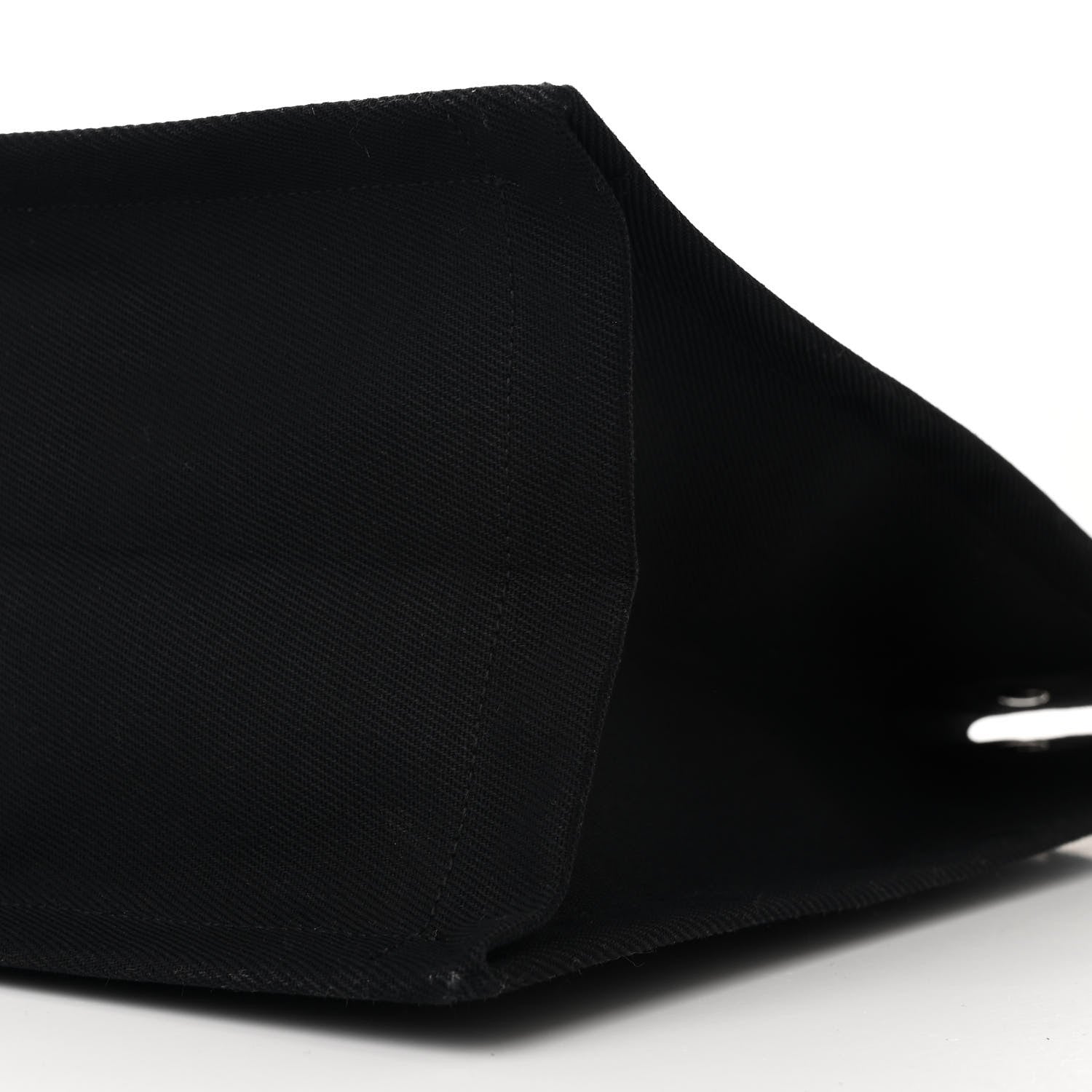 Saint Laurent Linen Calfskin Rive Gauche Tote Black 10 of 12