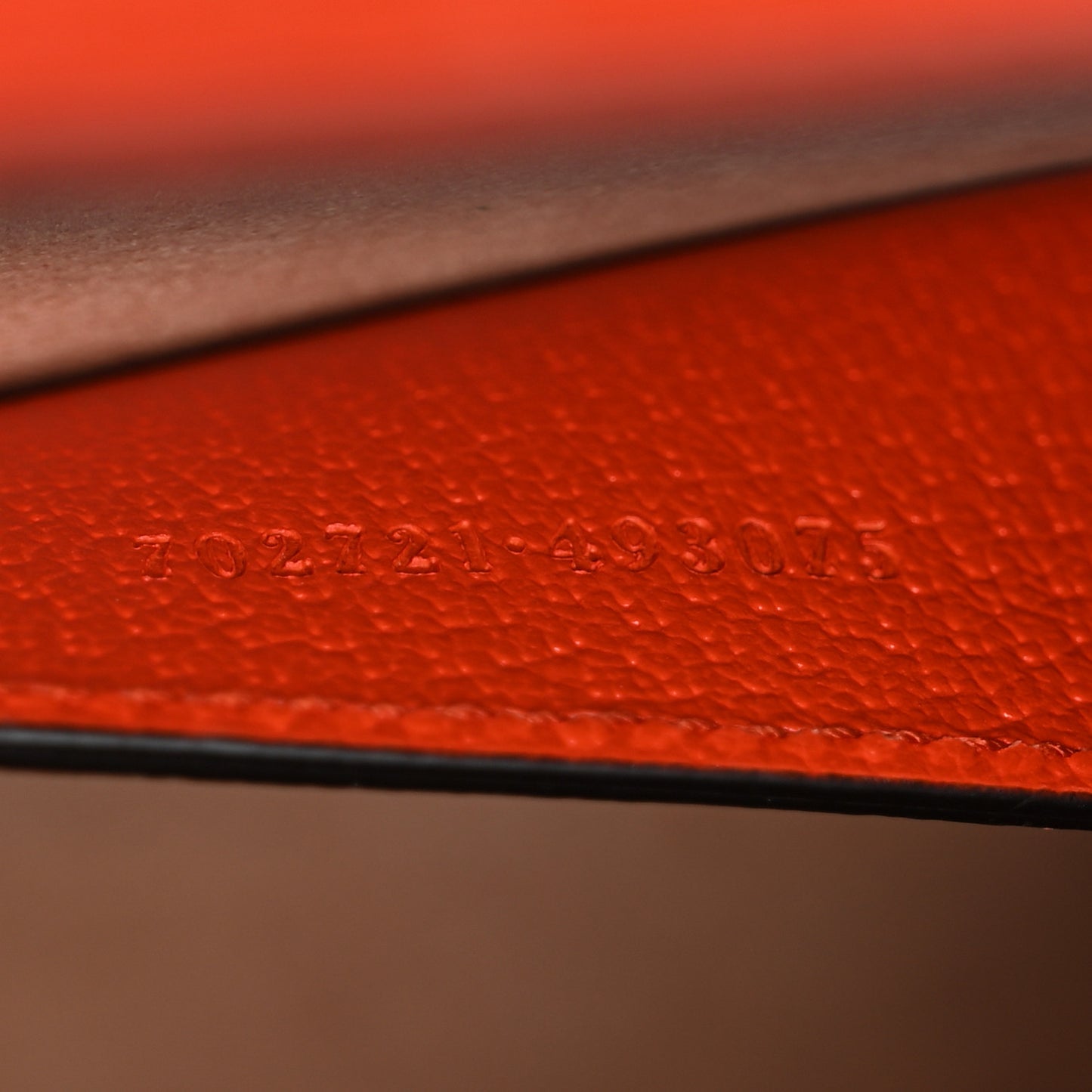 Textured Dollar Calfskin Web Small Diana Tote Bag Deep Orange Spicy Cyclamin
