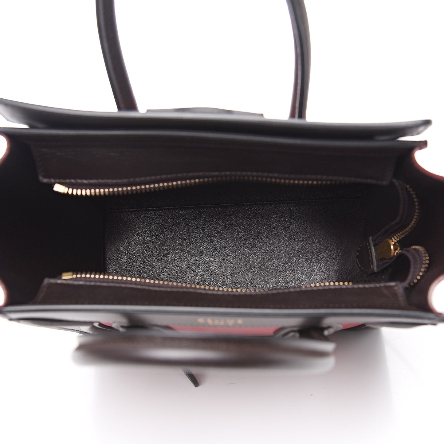 Satin Calfskin Nano Tri-Color Luggage Orchid