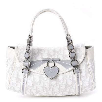 Christian Dior Monogram Romantique Trotter Bag Grey 1 of 10