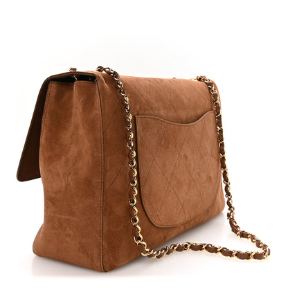 Chanel Suede Calfskin Souplissimo Maxi Flap Camel 3 of 11