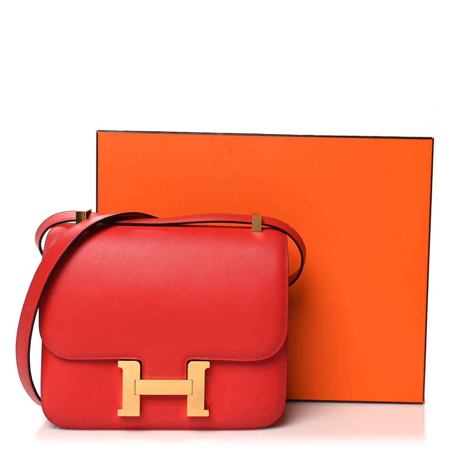 Hermes Swift Constance 24 Rouge Tomate 14 of 14