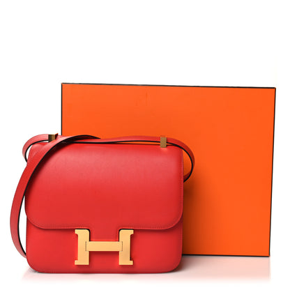 Hermes Swift Constance 24 Rouge Tomate 14 of 14