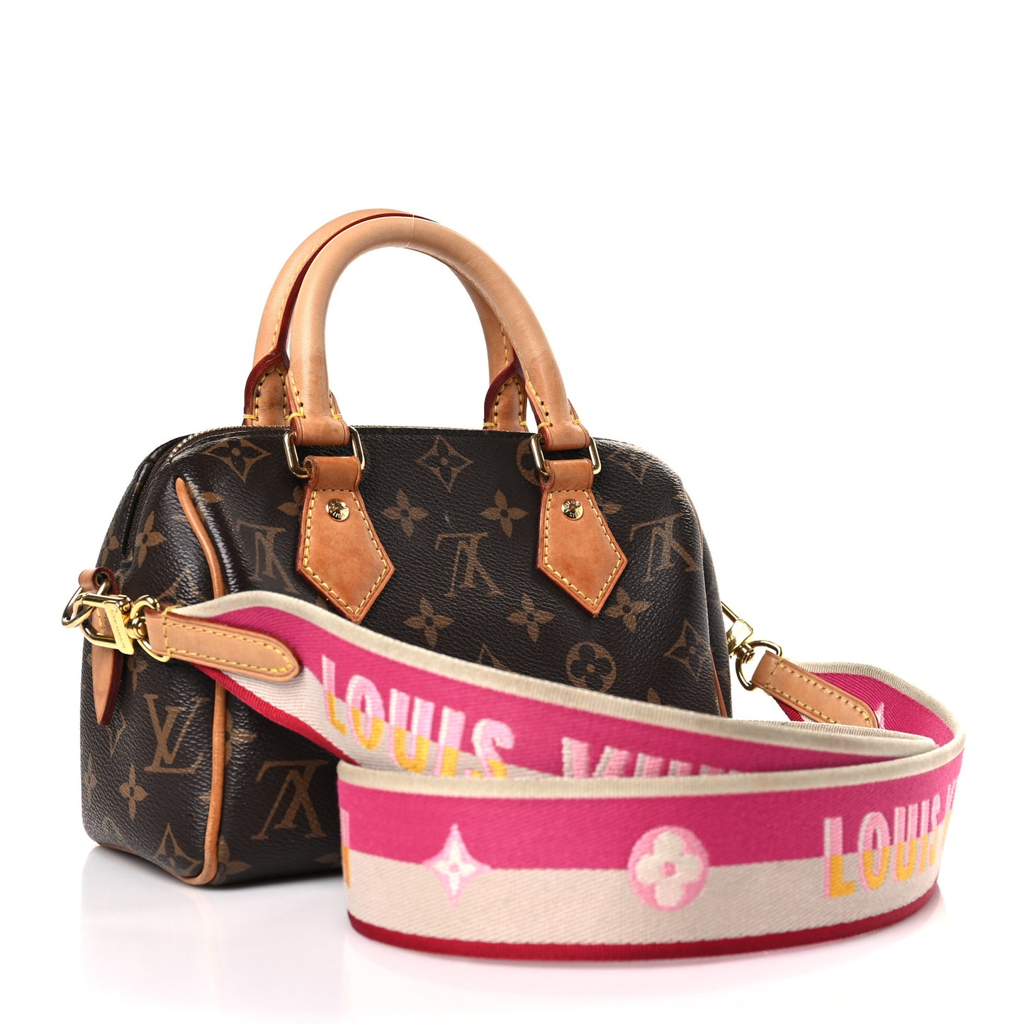 Monogram Speedy Bandouliere 20 Fuchsia