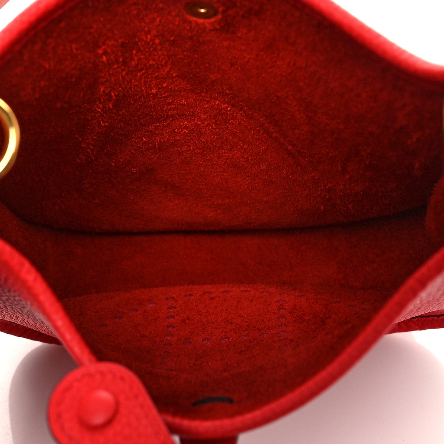Hermes Taurillon Maurice Flipperball Sangle Evelyne TPM Rouge De Coeur Bleu Frida 5 of 9