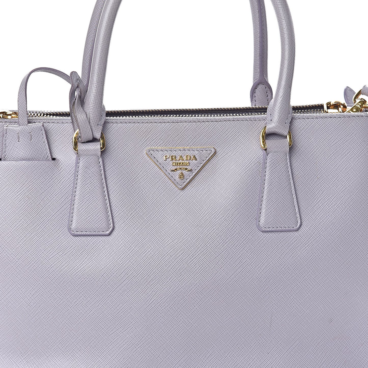 Saffiano Small Galleria Double Zip Tote Glicine