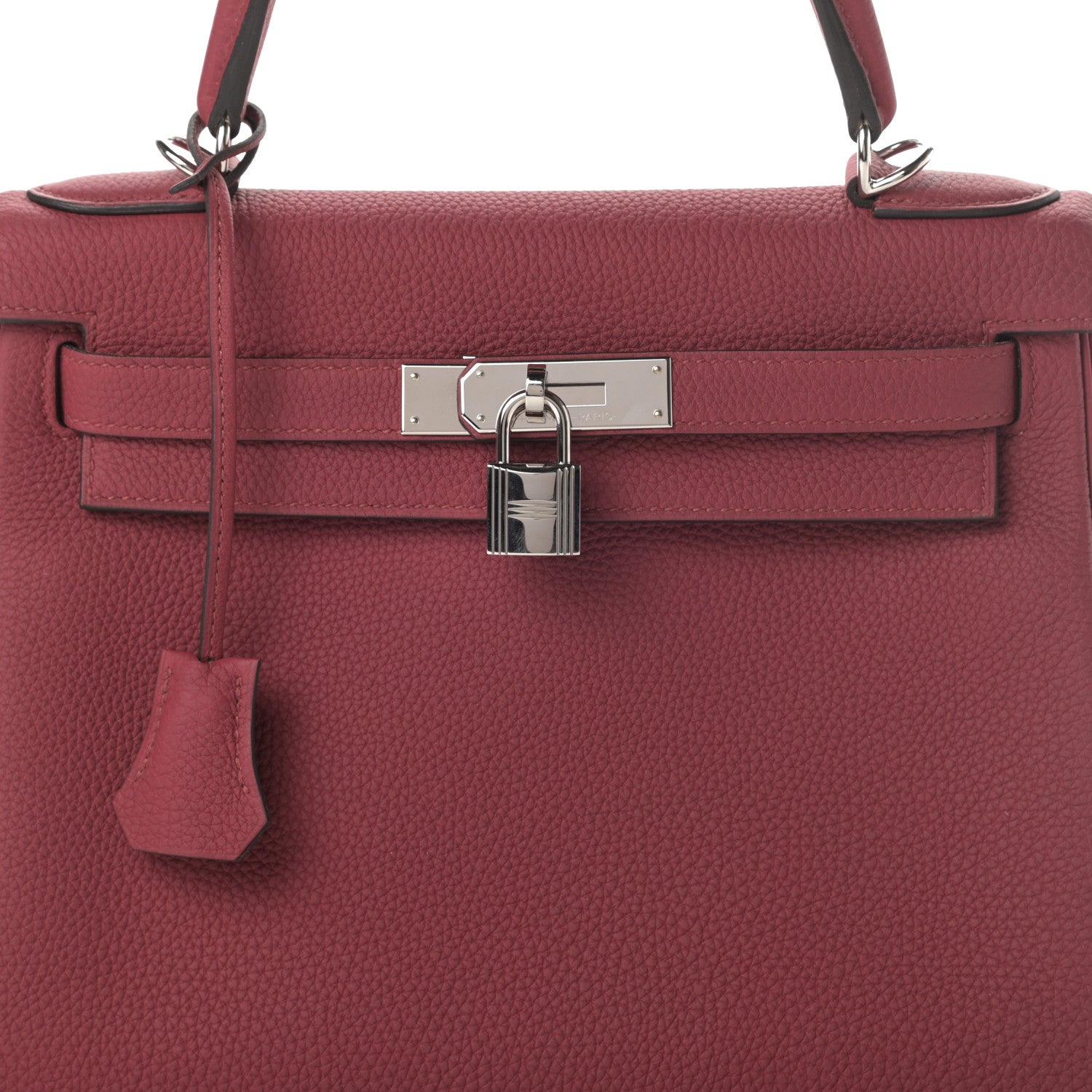 Hermes Togo Kelly Retourne 28 Rouge Grenat 8 of 11