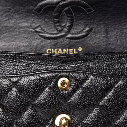 Chanel Caviar Quilted Small Double Flap Black 11 of 18