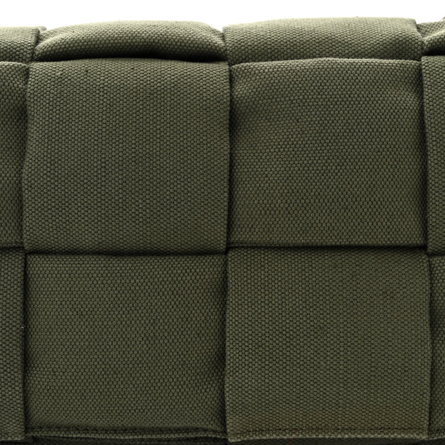 Canvas Intrecciato Padded Tech Cassette Belt Bag Crocodile