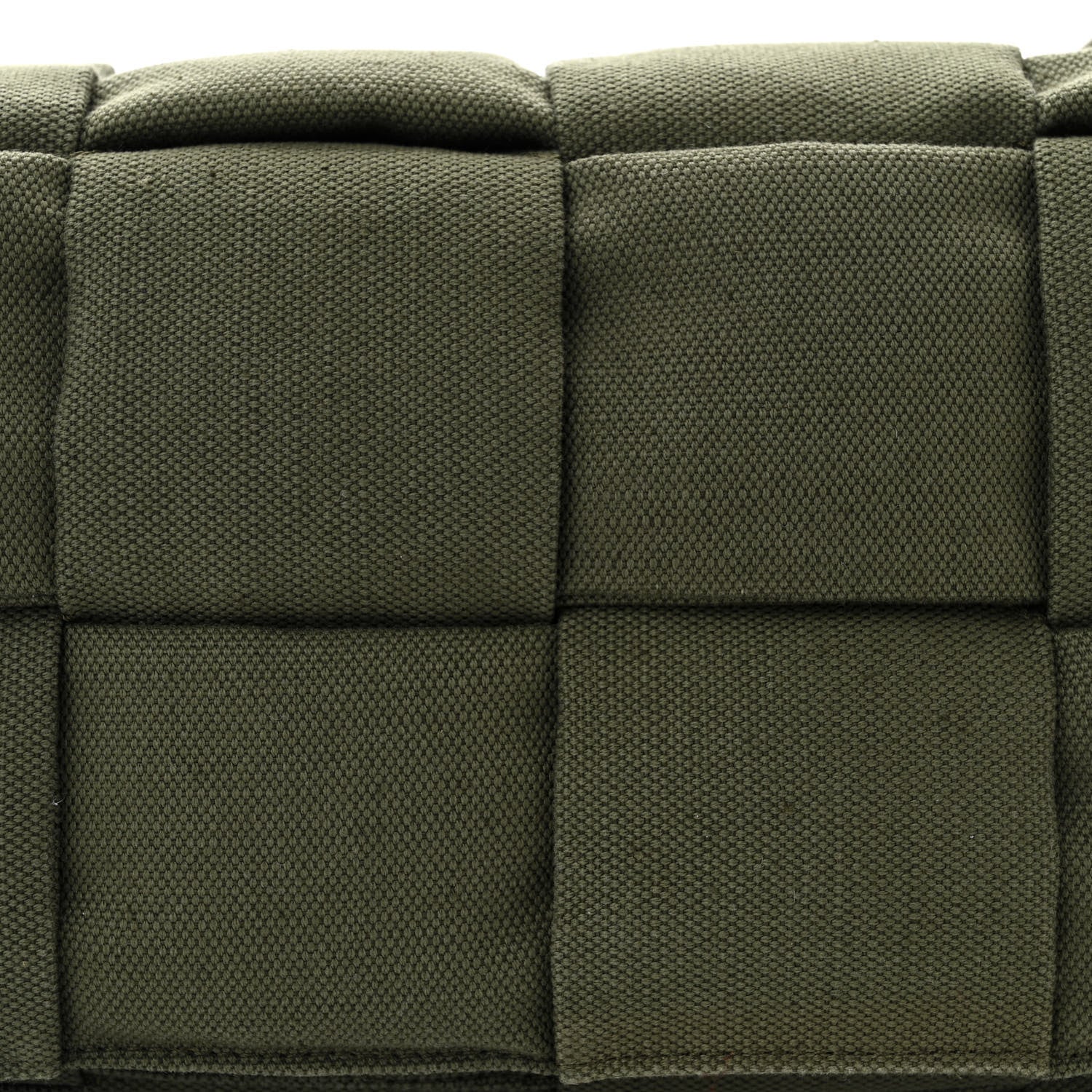 Bottega Veneta Canvas Intrecciato Padded Tech Cassette Belt Bag Crocodile 8 of 10