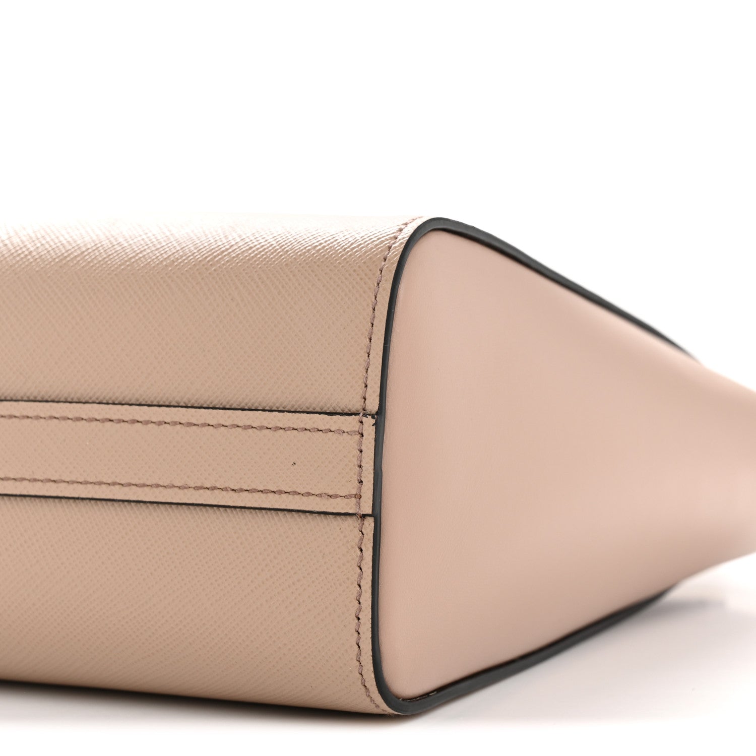 Prada Saffiano Soft Calfskin Small Zippered Tote Cipria 11 of 12