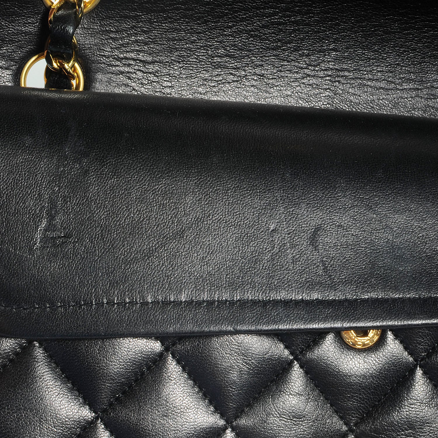 Chanel Lambskin Medium Double Flap Black 9 of 9