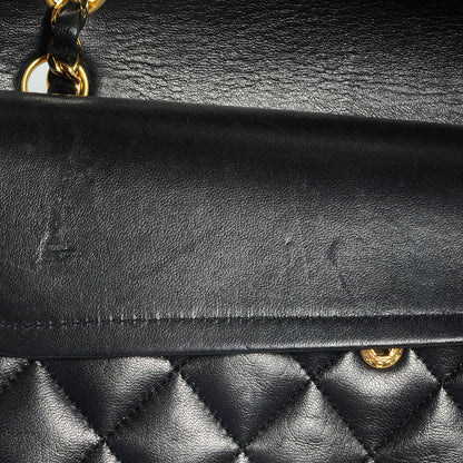 Chanel Lambskin Medium Double Flap Black 9 of 9