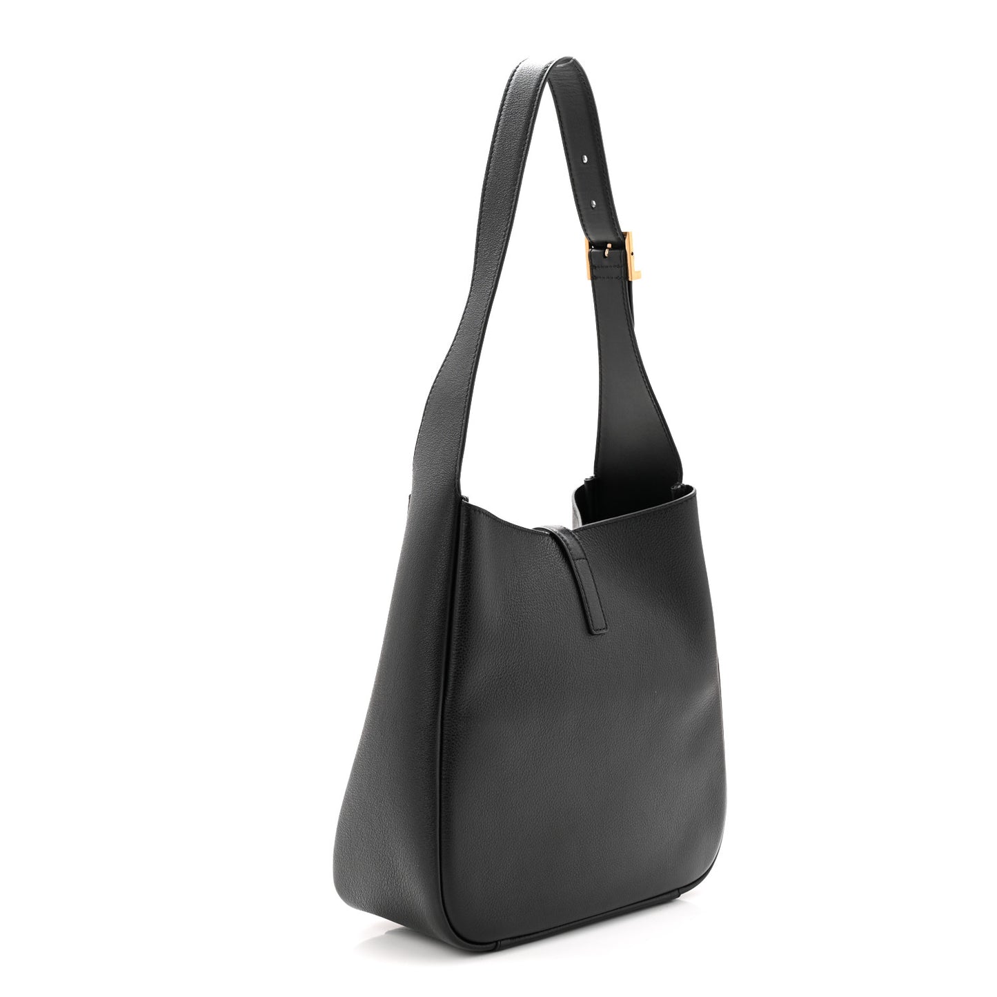Grained Calfskin Small Le 5 A 7 Soft Hobo Black