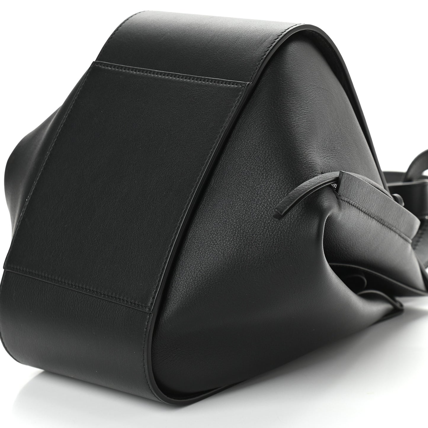 Calfskin Small Hammock Shoulder Bag Black