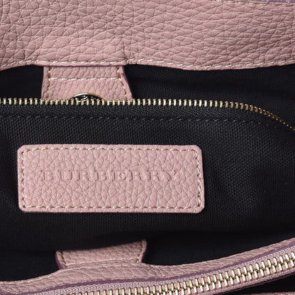 Burberry Grainy Calfskin House Check Medium Banner Tote Pale Orchid 6 of 7