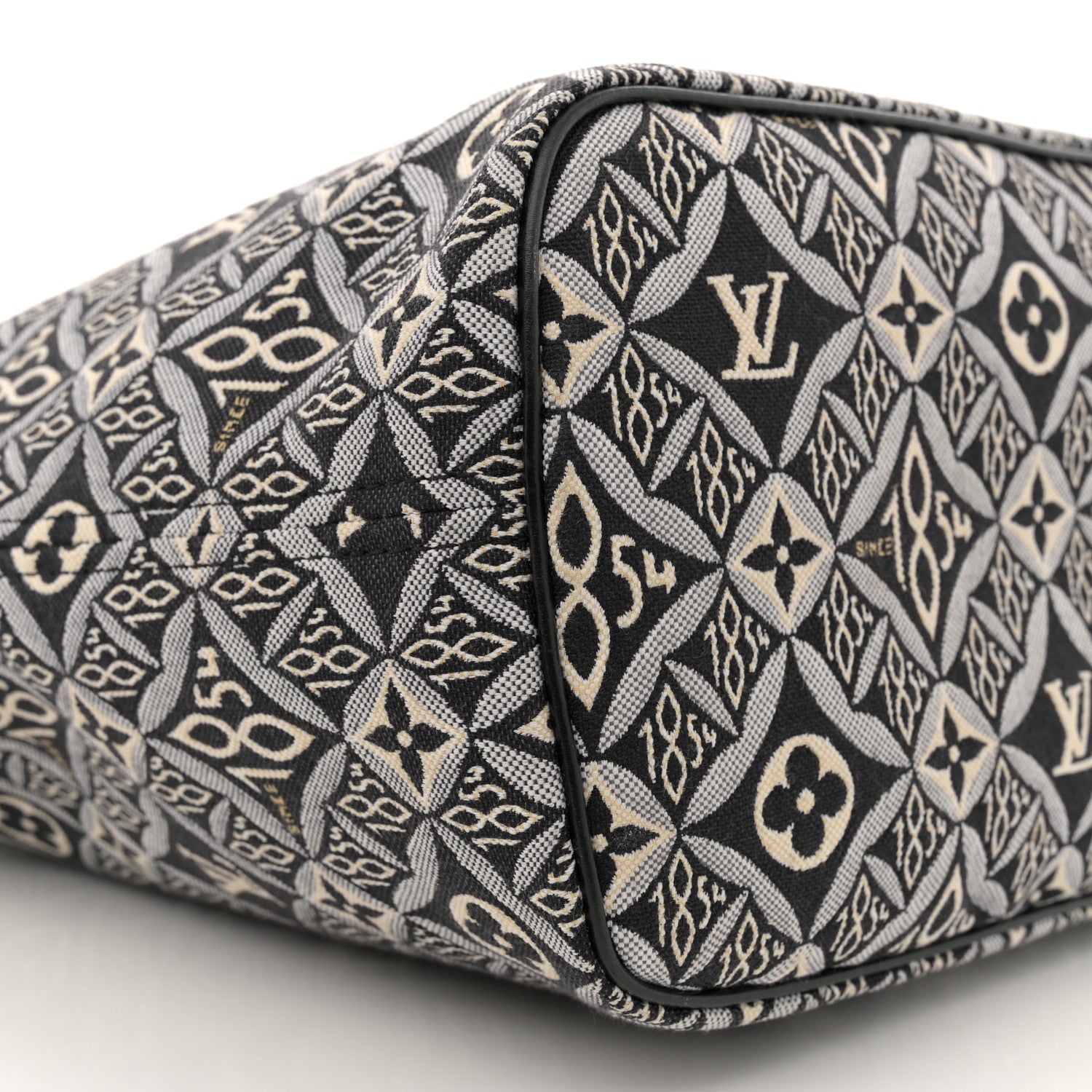 Louis Vuitton Jacquard Since 1854 Neverfull MM Grey 9 of 10