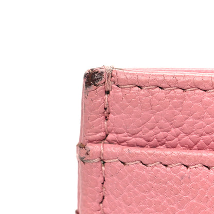 Chanel Goatskin CC Camellia Card Holder Pink 12 of 12