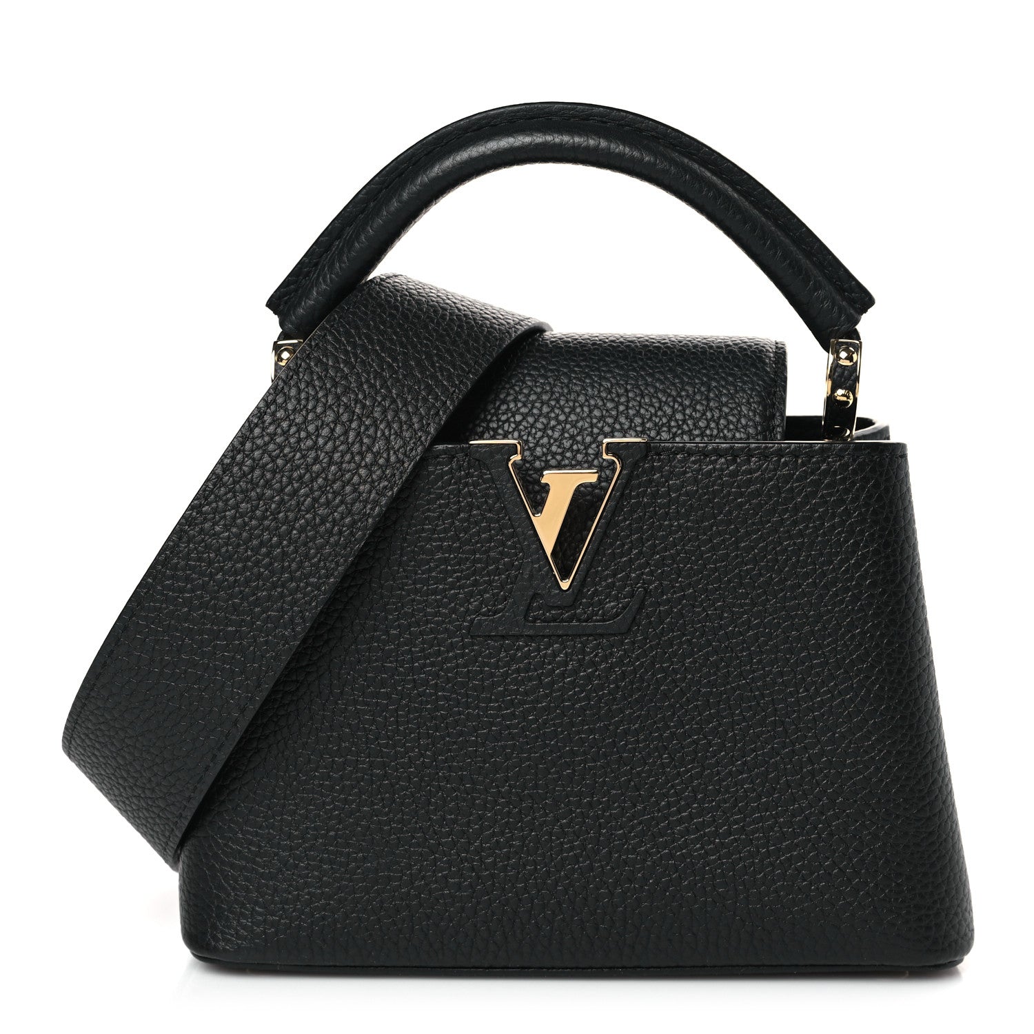 Louis Vuitton Taurillon Mini Capucines Black 1 of 8