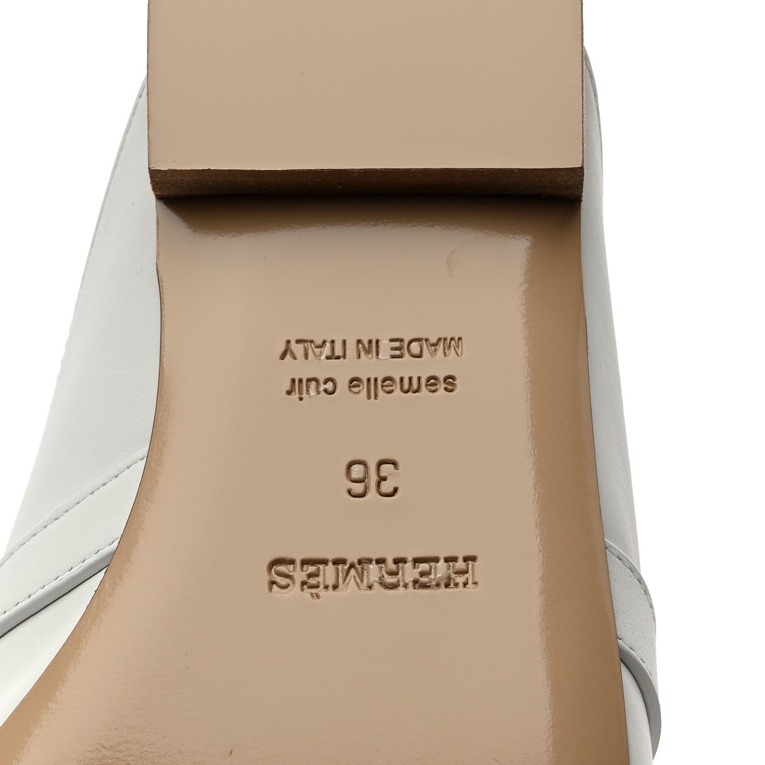 Hermes Calfskin Oz Mules 36 White 1777333 – FASHIONPHILE
