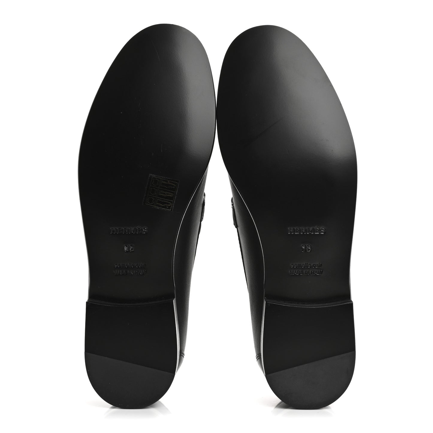 Calfskin Womens Destin Loafer 38 Black