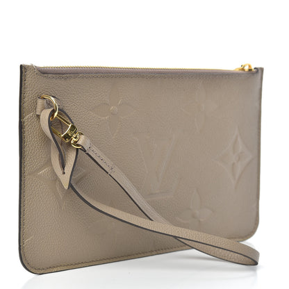 Louis Vuitton Empreinte Monogram Giant Neverfull MM Pochette Tourterelle 3 of 6