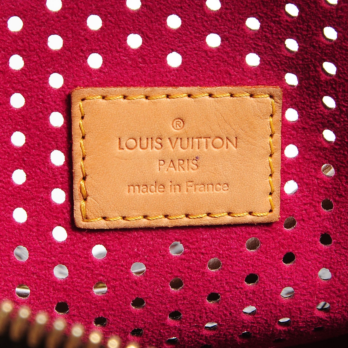 Monogram Perforated Speedy 30 Fuchsia