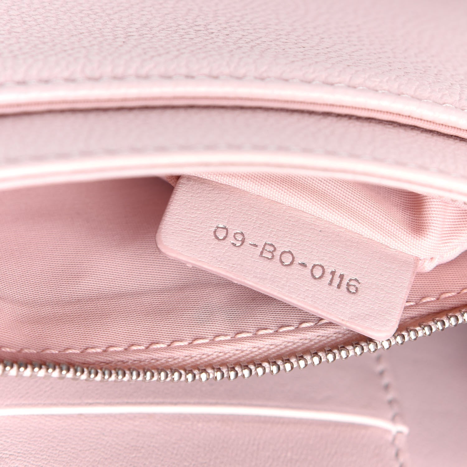 Christian Dior Grained Calfskin Diorama Wallet on Chain Pouch Rose Poudre 7 of 14