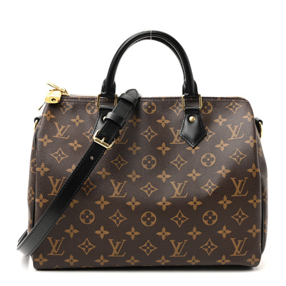 Louis Vuitton Monogram My World Tour Speedy Bandouliere 30 Black 1 of 10