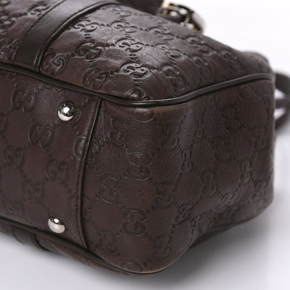 Gucci Guccissima Medium GG Twins Tote Dark Brown 7 of 10