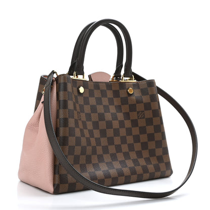 Louis Vuitton Damier Ebene Cuir Taurillon Brittany Magnolia 3 of 9