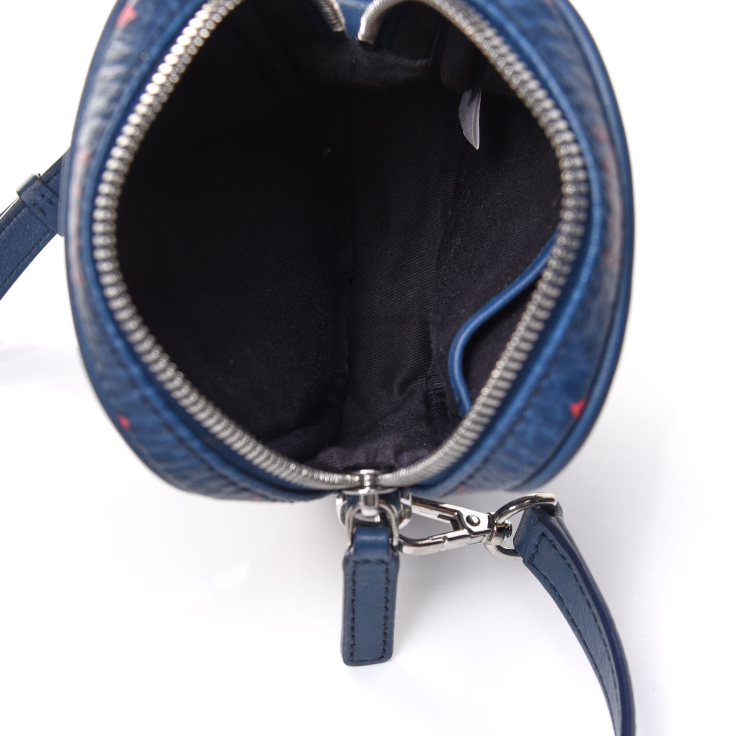 MCM Visetos X-Mini Crossbody Bag Deep Blue Sea 5 of 9