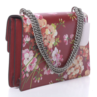 Gucci Calfskin Blooms Print Medium Dionysus Shoulder Bag Romantic Cherry Multicolor 3 of 10
