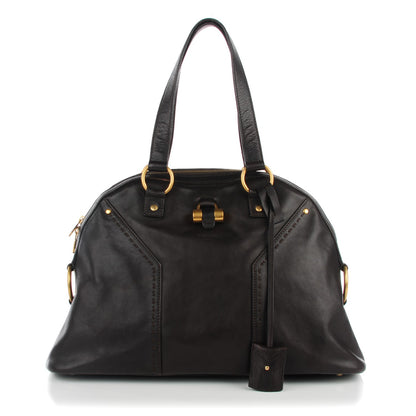 Saint Laurent Calfskin Large Muse Dark Brown 1 of 7