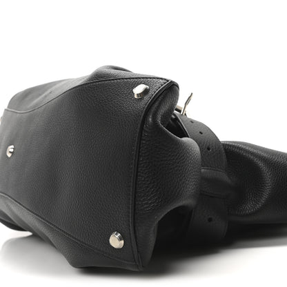 Balenciaga Grained Calfskin Waist Bag Black 10 of 10