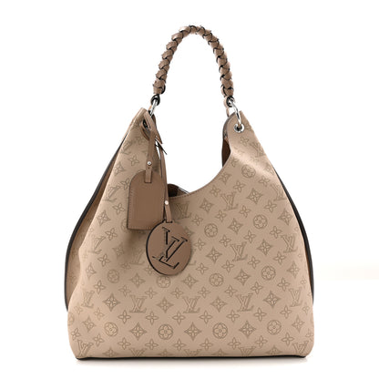 Louis Vuitton Mahina Carmel Hobo Galet 1 of 9