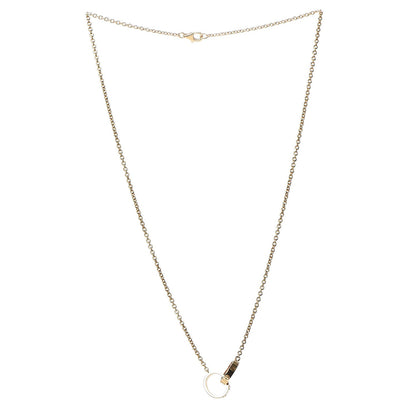 Cartier 18K Yellow Gold Interlocking LOVE Necklace 3 of 9