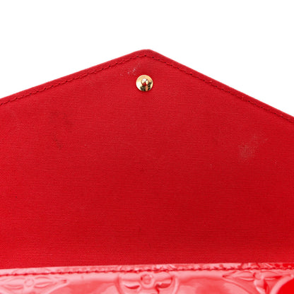 Louis Vuitton Vernis Felicie Pochette Chain Wallet Cherry 12 of 13
