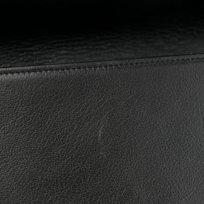 Saint Laurent Calfskin Monogram Large Belle De Jour Clutch Black 6 of 6