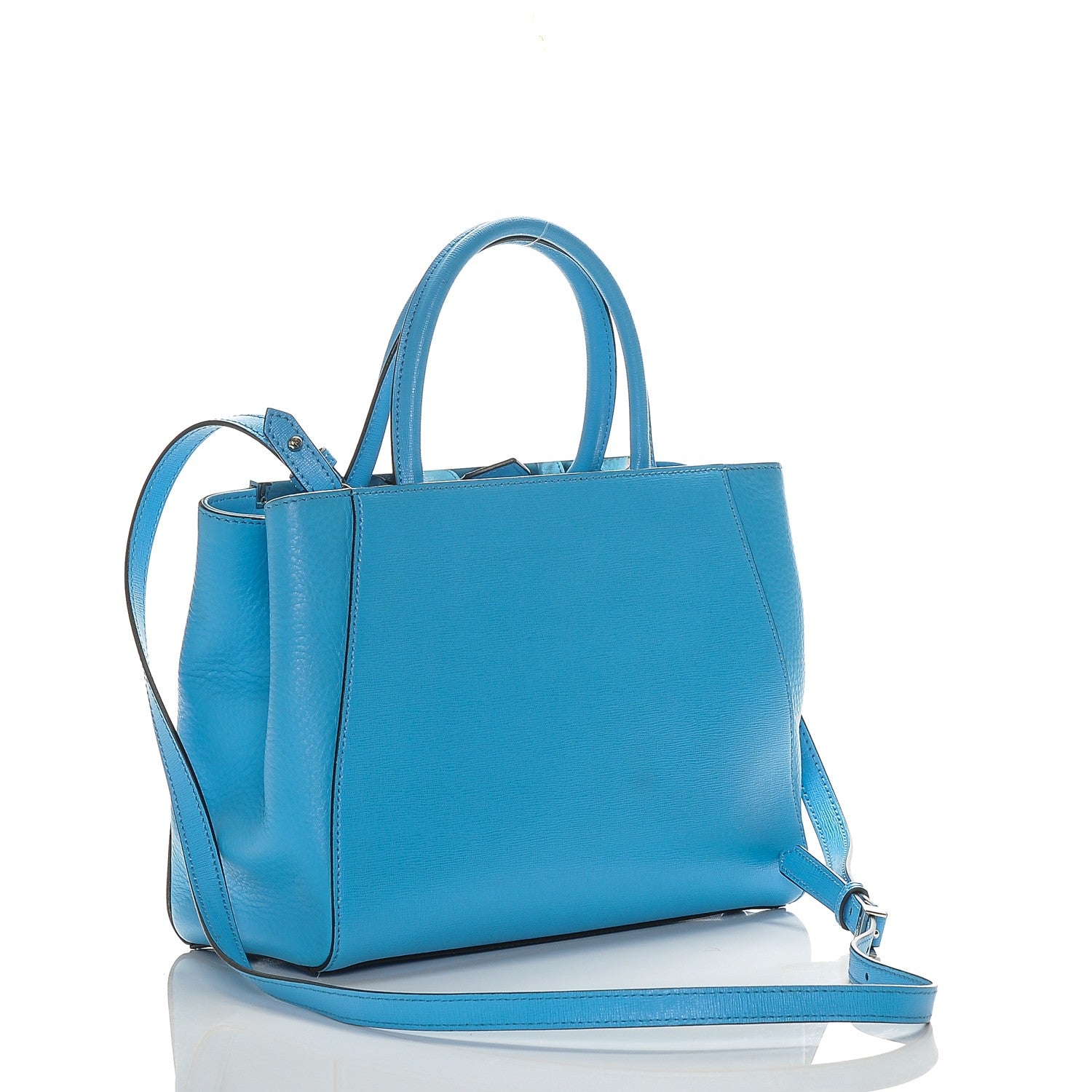 Fendi Vitello Elite Petite 2Jours Tote Maldives 3 of 8