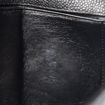 Chanel Caviar Quilted East West Flap Black 8 of 13