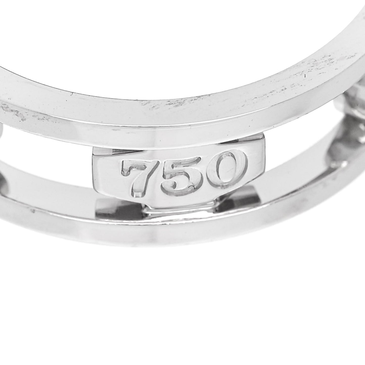 18K White Gold Diamond 1837 Ring 57 8