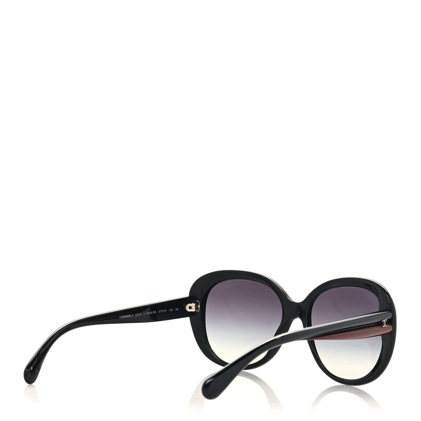 Signature Oval Sunglasses 5312 Black